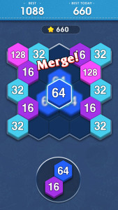اسکرین شات 6 بازی Merge Block - 2048 Hexa puzzle