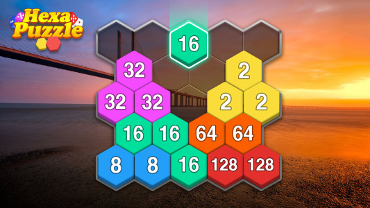 اسکرین شات 3 بازی Merge Block - 2048 Hexa puzzle