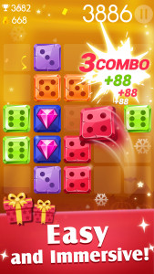 اسکرین شات 4 بازی Jewel Story: Dice Merge Number