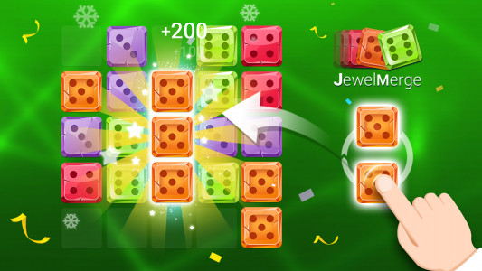 اسکرین شات 6 بازی Jewel Story: Dice Merge Number