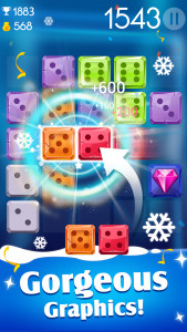 اسکرین شات بازی Jewel Games: Dice Merge Number 3