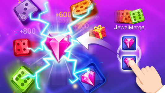 اسکرین شات بازی Jewel Games: Dice Merge Number 7