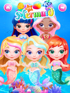 اسکرین شات بازی Princess Mermaid Games for Fun 3