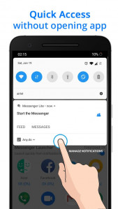اسکرین شات برنامه Messenger Go: All Social App 8