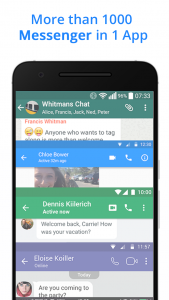 اسکرین شات برنامه Messenger Go: All Social App 1