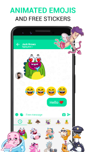 اسکرین شات 6 برنامه Messenger - Text Messages SMS
