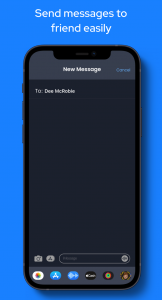اسکرین شات برنامه Messages iOS 3