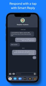اسکرین شات برنامه Messages OS 17 - Messenger 4