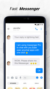اسکرین شات برنامه Messenger Pro 2