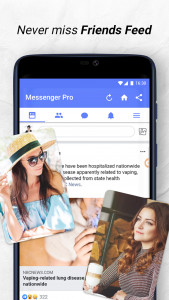 اسکرین شات برنامه Messenger Pro 3