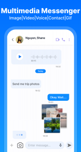 اسکرین شات برنامه Messenger: Text Messages 2