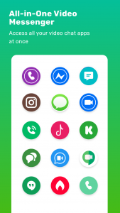 اسکرین شات برنامه All in one video messenger 2