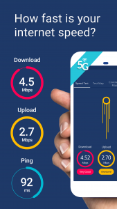 اسکرین شات برنامه Meteor Speed Test 4G, 5G, WiFi 1