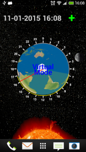 اسکرین شات برنامه Sun and Moon Light Clock 3