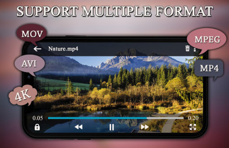 اسکرین شات برنامه All Format Video Player 3