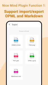 اسکرین شات 1 برنامه Nice Mind Map Plugin