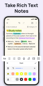 اسکرین شات برنامه Mind Notes: Note-Taking Apps 3