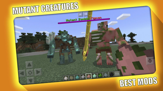 اسکرین شات برنامه Mutant Creatures Mod for Minec 3