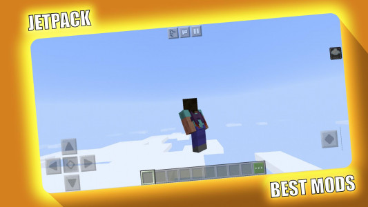 اسکرین شات برنامه Jetpack Mod for Minecraft PE - 1