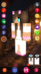 اسکرین شات برنامه Skin Editor 3D for Minecraft 1