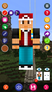 اسکرین شات برنامه Skin Editor 3D for Minecraft 3