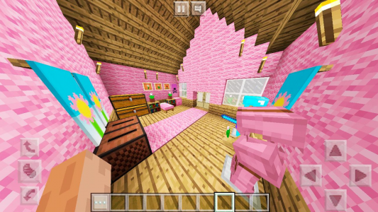 اسکرین شات برنامه Pink mansion for minecraft 4