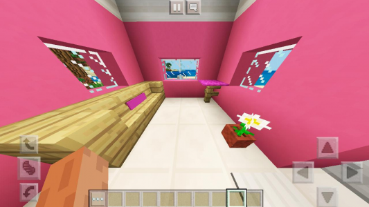 اسکرین شات برنامه Pink mansion for minecraft 3