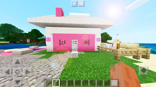 اسکرین شات برنامه Pink mansion for minecraft 1