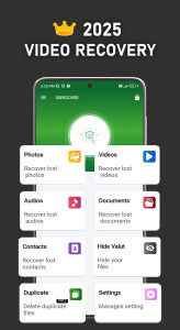 اسکرین شات 1 برنامه Deleted Video Recovery - Deeps