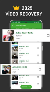 اسکرین شات 3 برنامه Deleted Video Recovery - Deeps