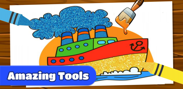 اسکرین شات 5 بازی Coloring Games for Kids:Paint