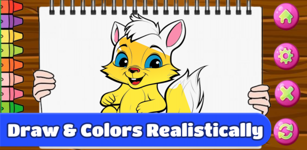 اسکرین شات 1 بازی Coloring Games for Kids:Paint