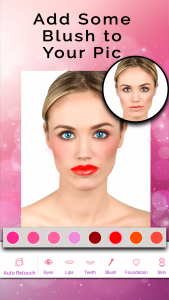 اسکرین شات برنامه Face Makeup Beauty Plus 3