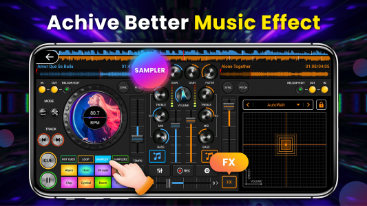 اسکرین شات برنامه DJ Music Mixer - 3D DJ Player 3