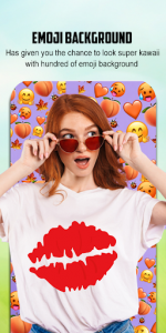 اسکرین شات برنامه Emoji Background Photo Editor 5