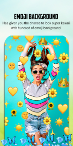 اسکرین شات برنامه Emoji Background Photo Editor 8