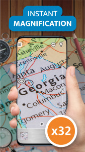 اسکرین شات 1 برنامه Magnifier Plus with Flashlight