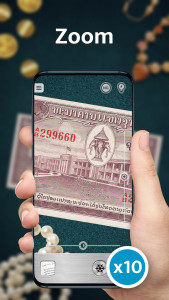 اسکرین شات 4 برنامه Magnifier Plus with Flashlight