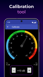 اسکرین شات 5 برنامه Decibel Meter: Sound Meter App