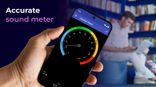 اسکرین شات 8 برنامه Decibel Meter: Sound Meter App