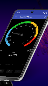 اسکرین شات 2 برنامه Decibel Meter: Sound Meter App
