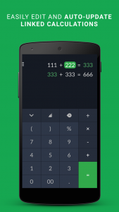 اسکرین شات برنامه FlexCalc: Linked Calculations 2
