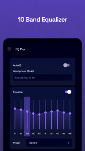 اسکرین شات برنامه Volume Booster - Equalizer Pro 1