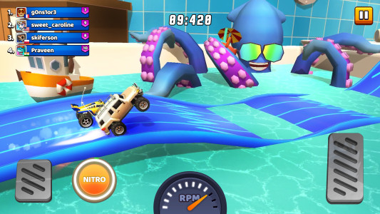 اسکرین شات 2 بازی Nitro Jump - Car Racing