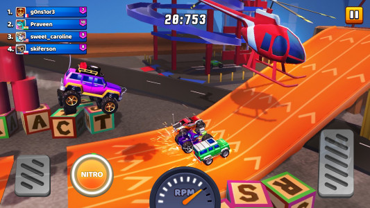 اسکرین شات بازی Nitro Jump - Car Racing 3
