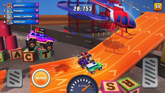 اسکرین شات 3 بازی Nitro Jump - Car Racing