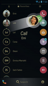 اسکرین شات برنامه Theme Dialer Black Gold 5