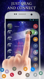اسکرین شات برنامه Theme Dialer Galaxy Glass 3