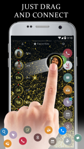 اسکرین شات برنامه Theme Dialer Gold Stardust 3