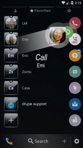 اسکرین شات برنامه Theme Dialer Gloss Black 5